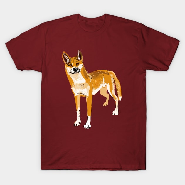 Ginger Desert Dingo T-Shirt by belettelepink